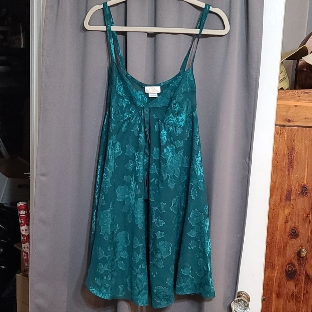 L.A. Intimates sheer gown size M